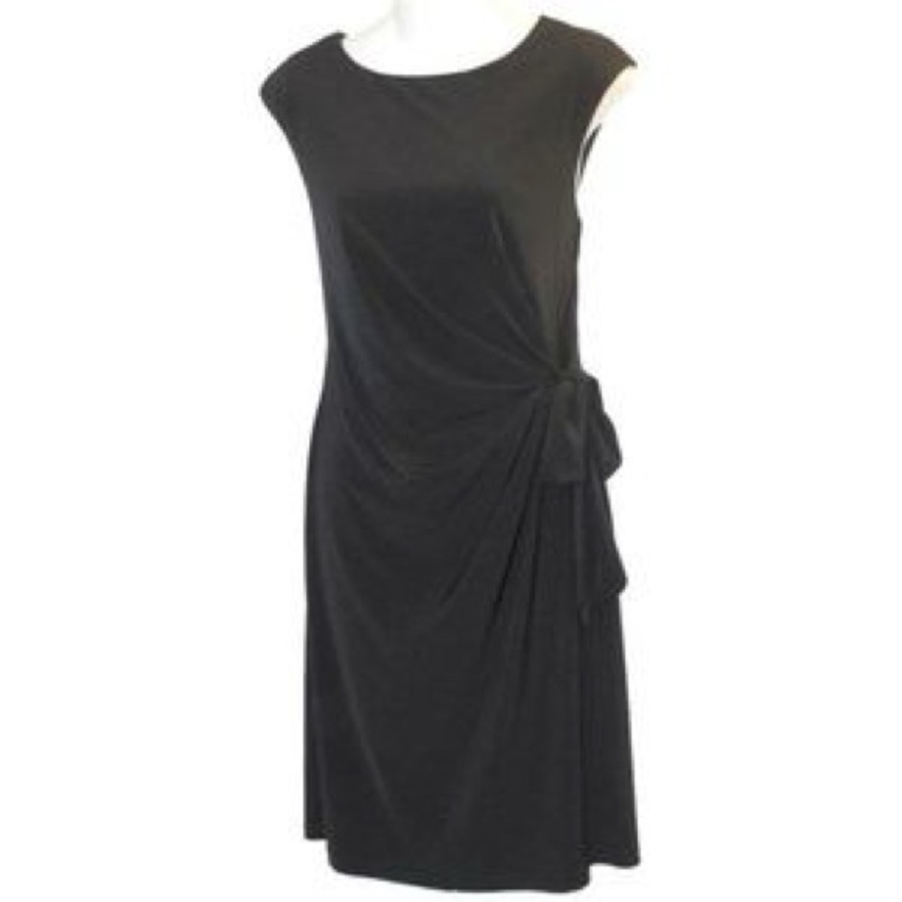 Chetta B Dress Women's Size 12 Black Stretchy